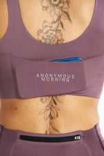 RACE ZIPPER CROP TOP GLOW