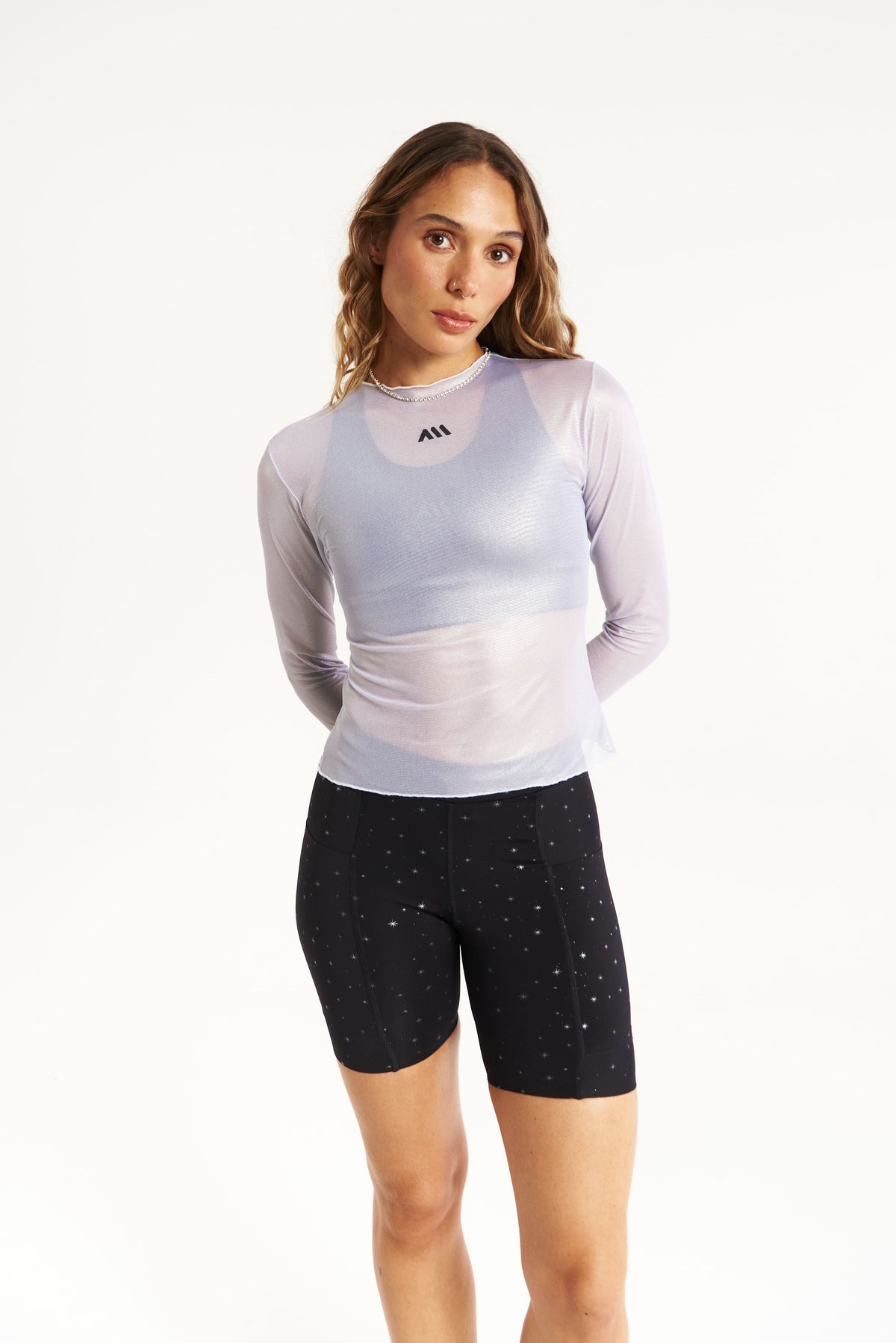 PERFORMANCE LONG SLEEVE MESH SHINE