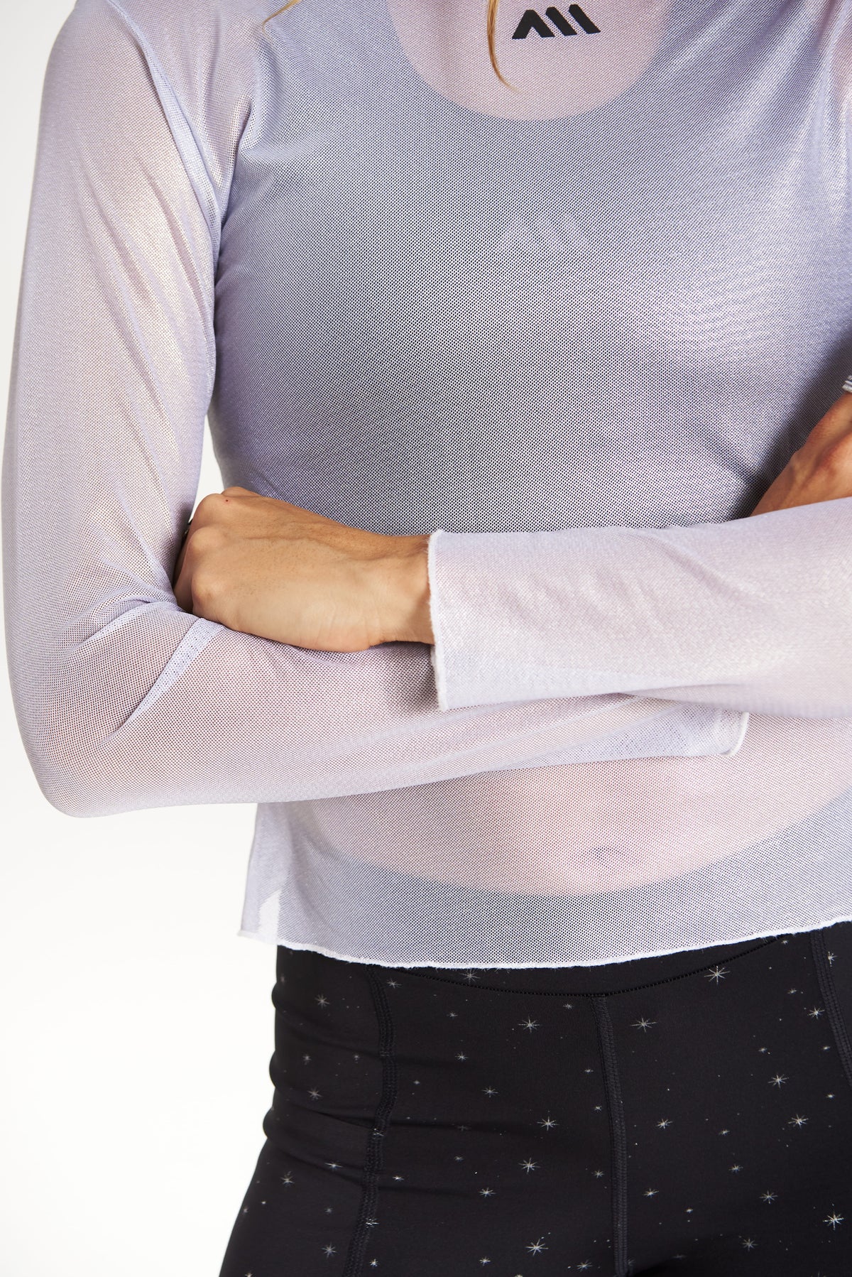 PERFORMANCE LONG SLEEVE MESH SHINE