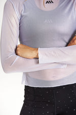 PERFORMANCE LONG SLEEVE MESH SHINE