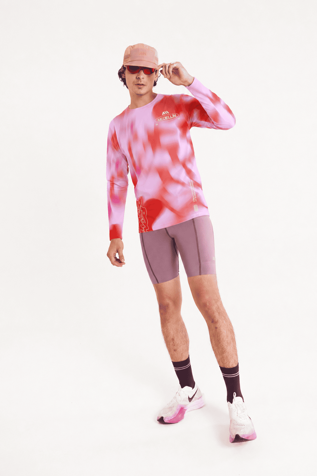 HYPER SPEED LONG TEE HOMBRE ROJO | MARATON MEDELLIN 2026