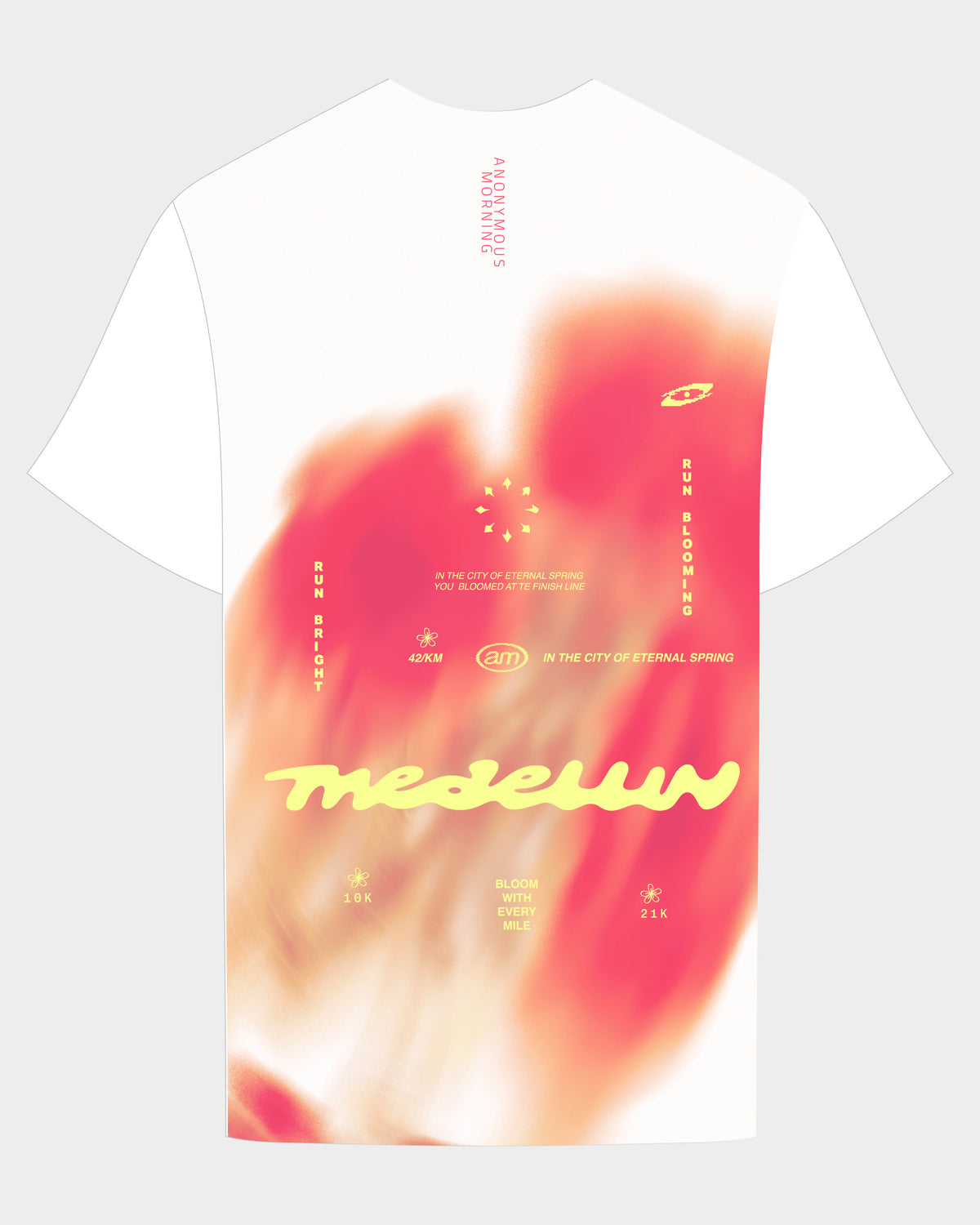 HYPER SPEED TEE HOMBRE BLANCA | MARATON MEDELLIN 2026