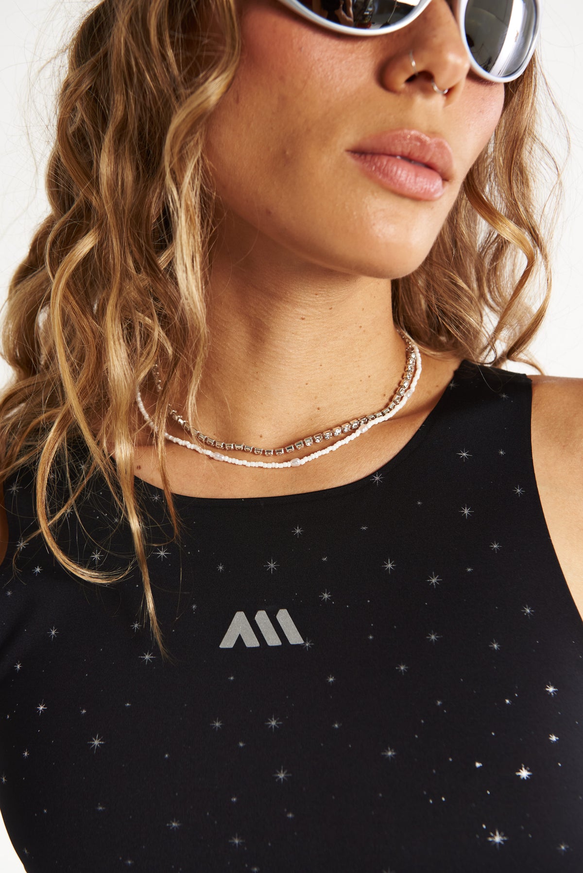 RACE CROP TOP STARS