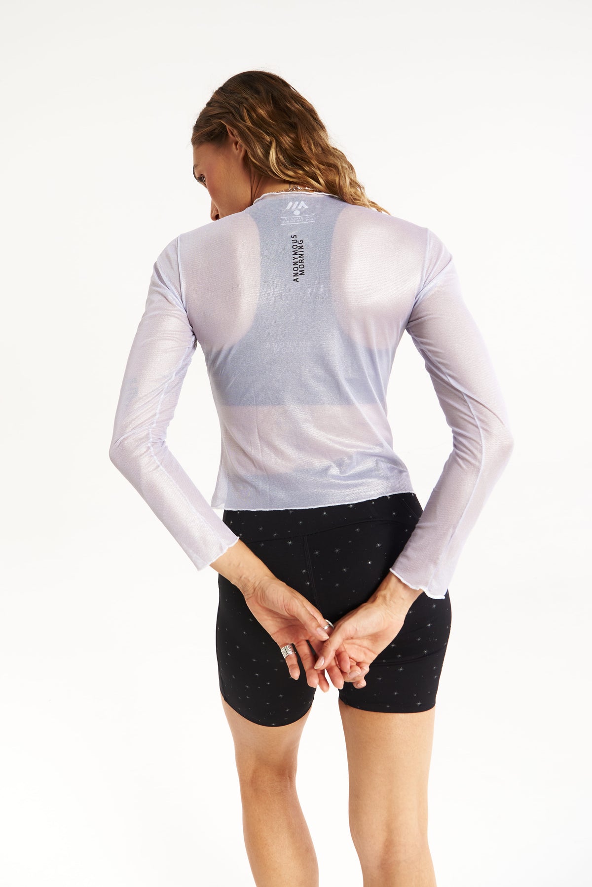PERFORMANCE LONG SLEEVE MESH SHINE