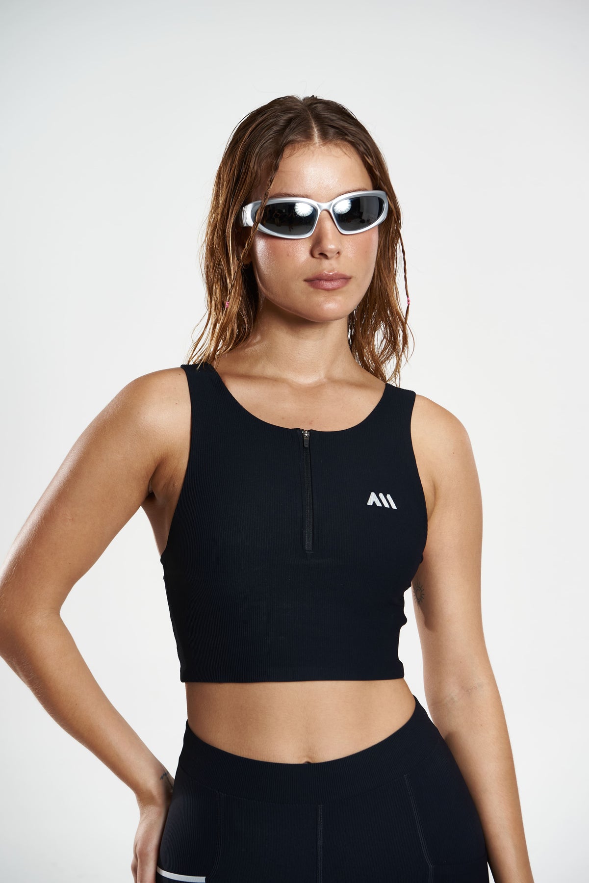 Race Zipper Crop Top Anonymous Morning 