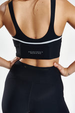 RACE ZIPPER CROP TOP