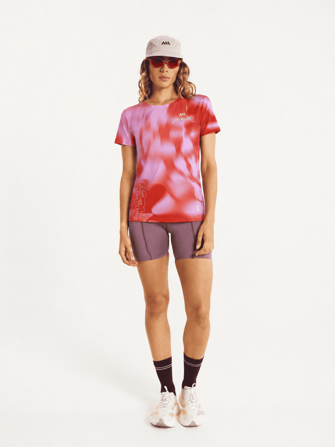 HYPER SPEED TEE MUJER ROJA | MARATON MEDELLIN 2026