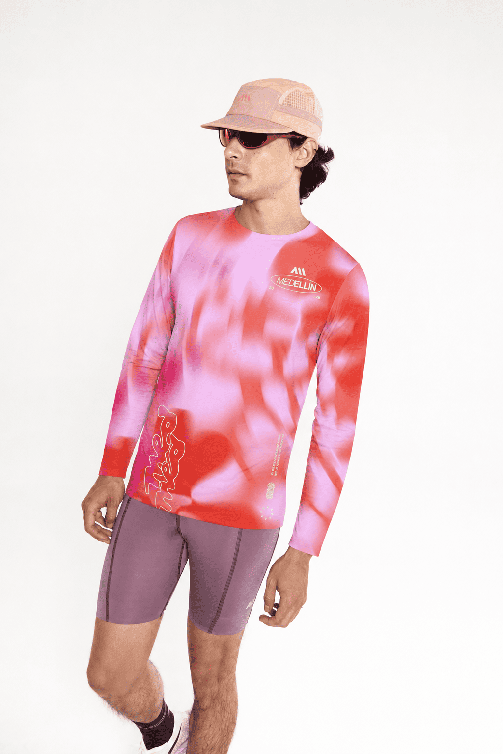 HYPER SPEED LONG TEE HOMBRE ROJO | MARATON MEDELLIN 2026