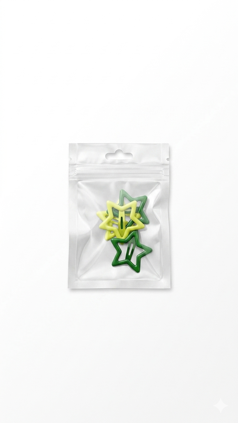 HAIR CLIP ESTRELLAS SET/4