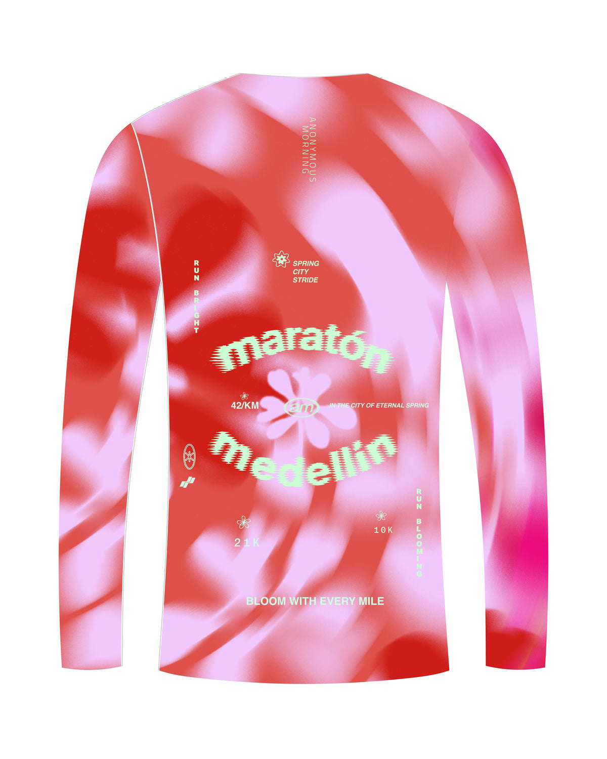 HYPER SPEED LONG TEE HOMBRE ROJO | MARATON MEDELLIN 2026