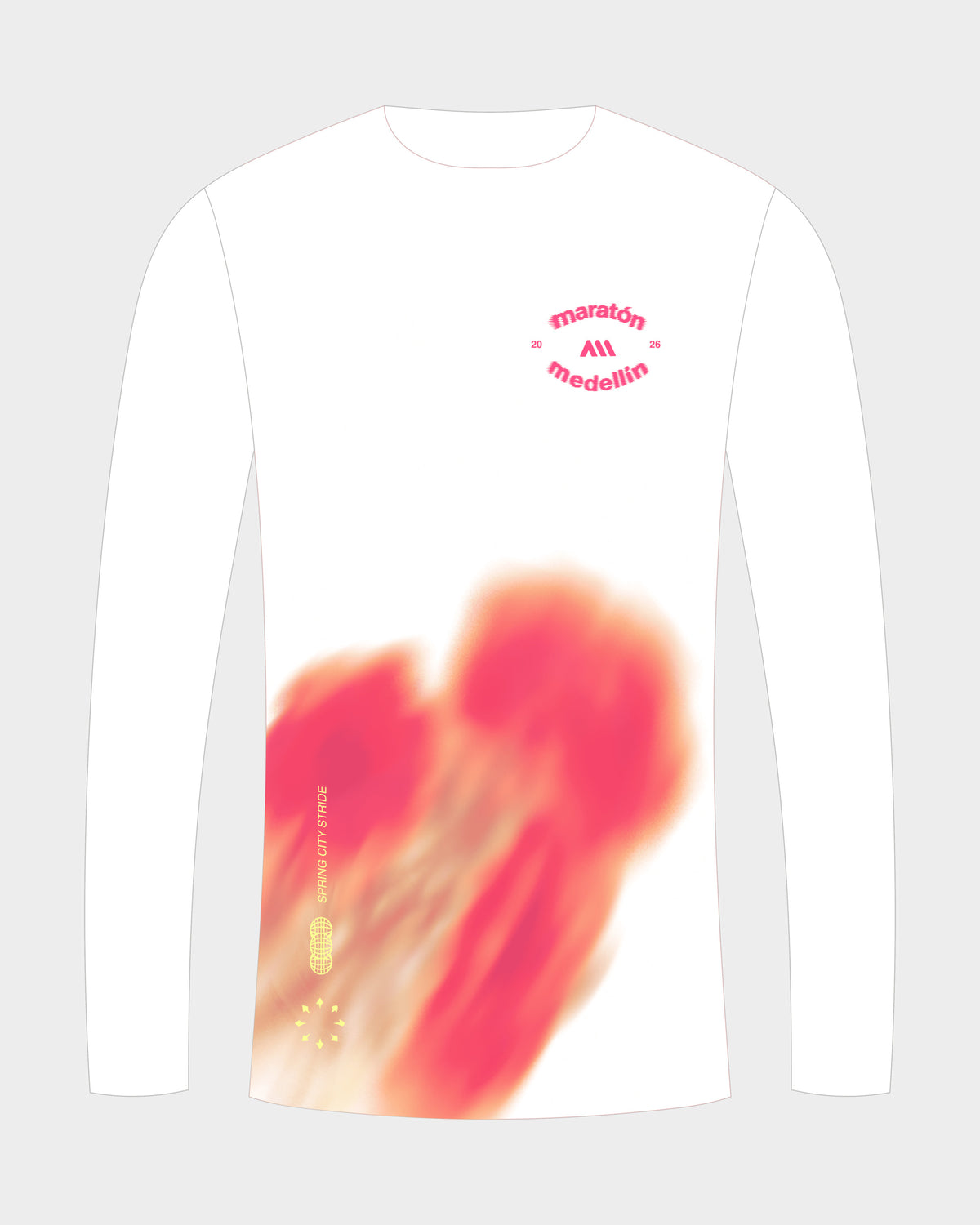 HYPER SPEED LONG TEE MUJER BLANCO | MARATON MEDELLIN 2026